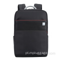Personalização avançada de mochila de laptop de couro de costura